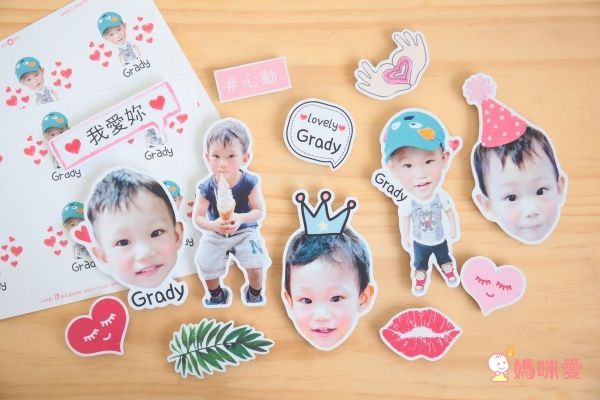 韓國WOW ❤︎ 超可愛客製化Q版大頭磁鐵 / 姓名貼