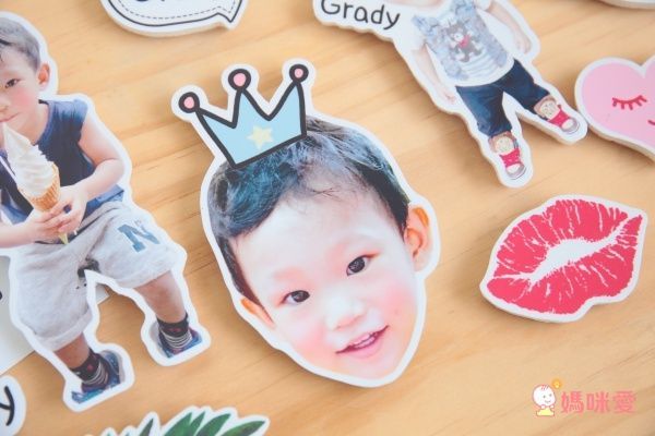 韓國WOW ❤︎ 超可愛客製化Q版大頭磁鐵 / 姓名貼