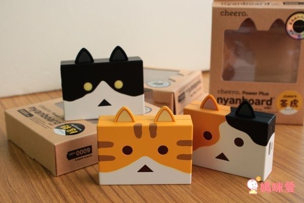 【日本阿愣】彩色系列/貓咪阿愣★6000/10500mAh行動電源 / BSMI認證