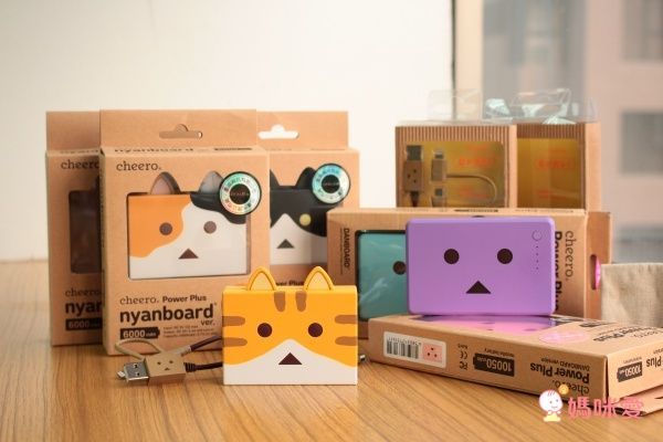 【日本阿愣】彩色系列/貓咪阿愣★6000/10500mAh行動電源 / BSMI認證