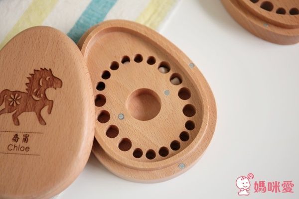 原木客製乳牙儲存盒