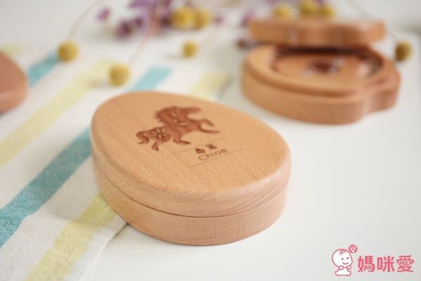 原木客製乳牙儲存盒