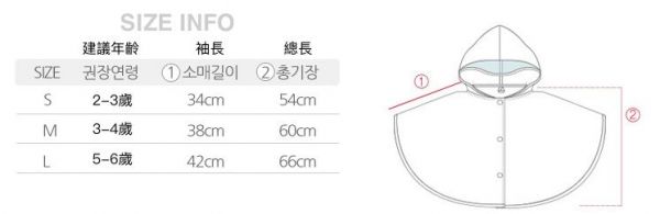 韓國 Smally 兒童雨衣