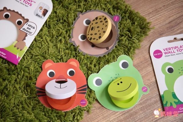 新加坡 Oribel - 叩叩門壁貼玩具-青蛙叩叩門