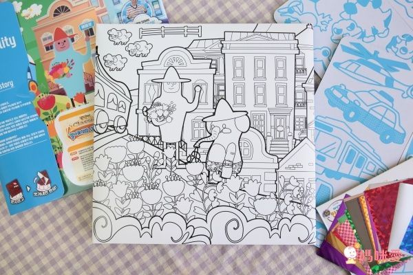 韓國 Kinanvill 閃亮拼貼遊戲貼紙