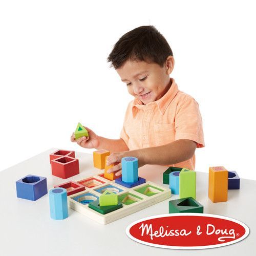 美國瑪莉莎 Melissa & Doug - MD 益智-幾何形狀遊戲組