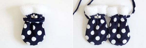 超細纖維鋪毛掛脖手套