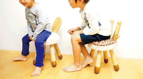 【日本 PUTIA 實木造型兒童椅】