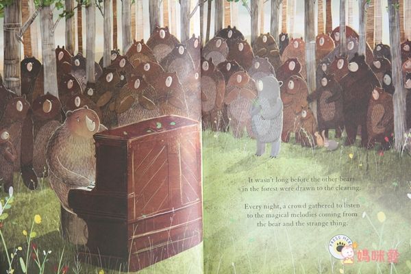 The Bear and the Piano Sound Book 森林裡的鋼琴師 (精裝壓壓有聲書)