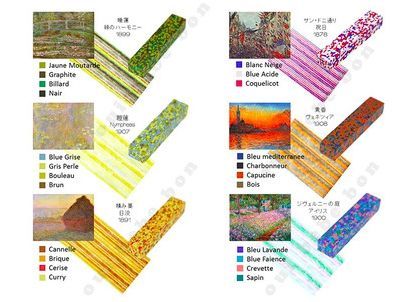 Dot Musee Crayon 莫內印象派風格蠟筆 / Dot Flowers Crayon 繽紛花色蠟筆