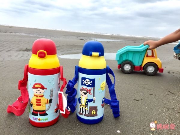 EAT 4 FUN 不鏽鋼 3D 彈跳吸管保溫水杯