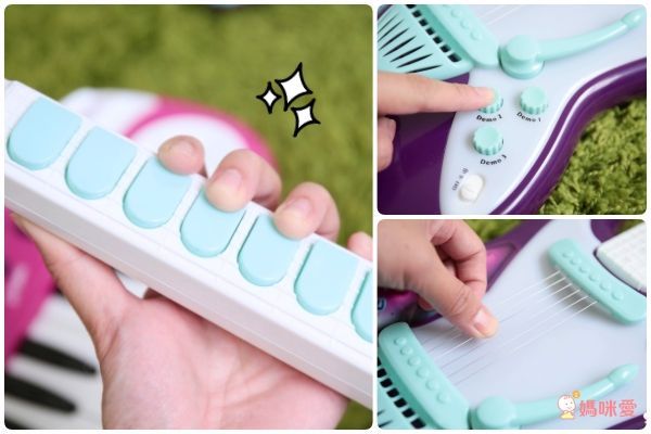 孩子化身搖滾巨星【擬真站立式麥克風】