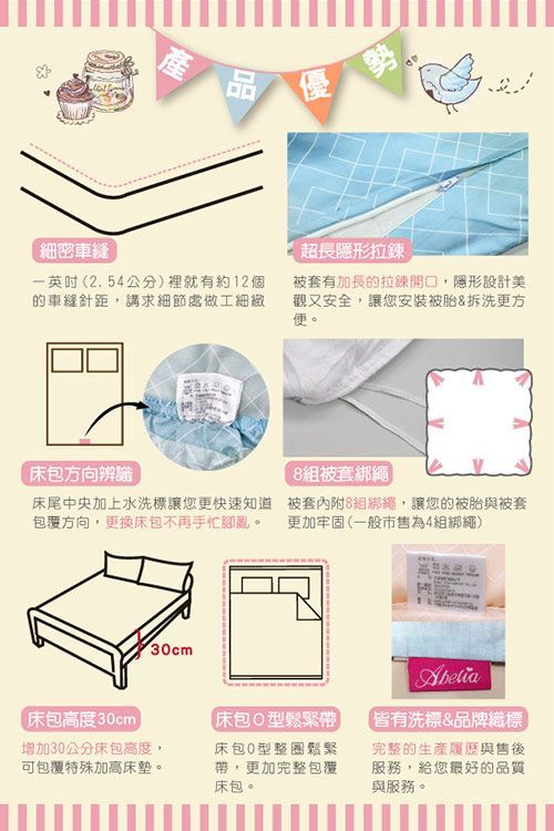 Great Living 格蕾 ❤ 英國Abelia 寢具