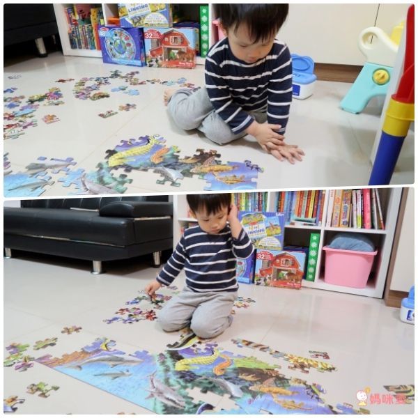 美國瑪莉莎 Melissa & Doug - MD 地板拼圖-可愛動物園-24 片