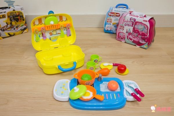 雄城 - 職人手提箱-迷你廚房-黃