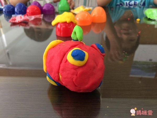 3Q小麥黏土-6色繽紛彩蛋