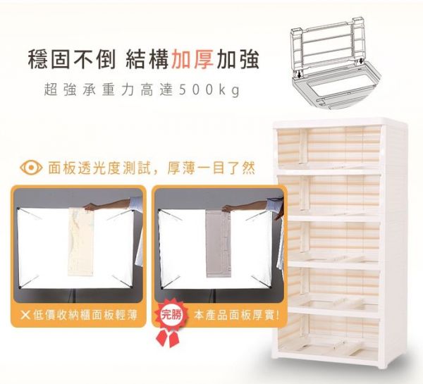 家窩 - 貝格雙開門式兒童吊掛衣櫃(DIY組裝)-奇蹟之旅-雙開門90L+單層30L*2層