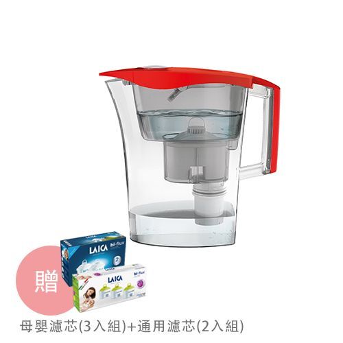 【義大利 萊卡 LAICA】除菌生飲濾水壺