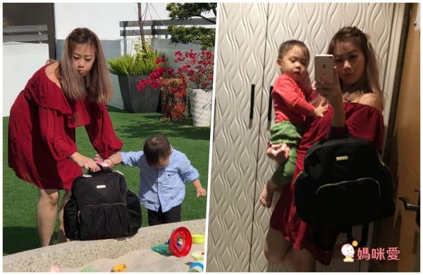 美國 Kalencom Chicago Backpack 時尚媽媽包 ✤ 寶貝雜物一包搞定!