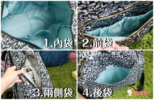 美國 Kalencom Chicago Backpack 時尚媽媽包 ✤ 寶貝雜物一包搞定！