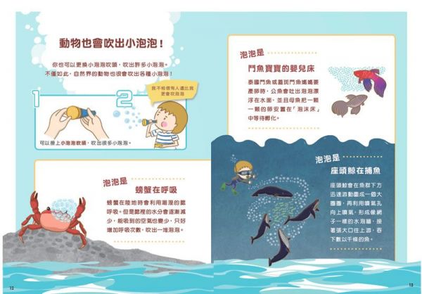 親子天下 - 小孩的科學:泡泡實驗室&超級泡泡水補充瓶1瓶(約940ml)