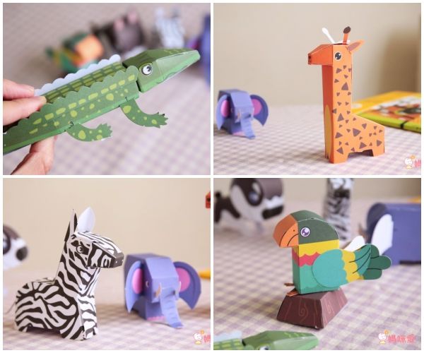 JoanMiro - 兒童3D紙模館-動物主題