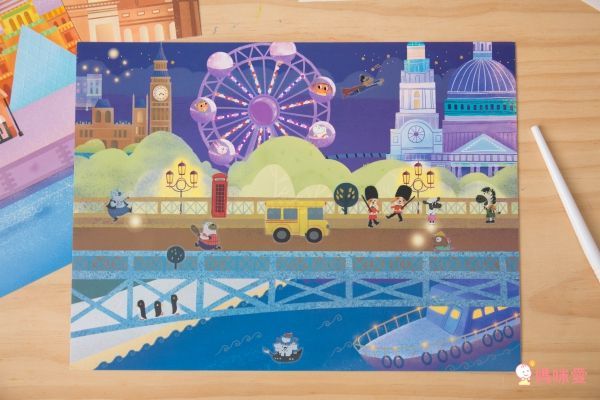 JoanMiro - 轉印貼紙-繁忙的城市