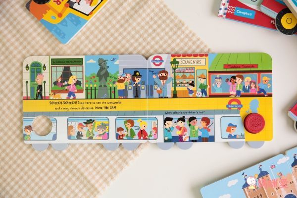英國 Campbell 認識倫敦系列操作書♚Amazon五星評價☛增進孩子國際觀的最佳童書！