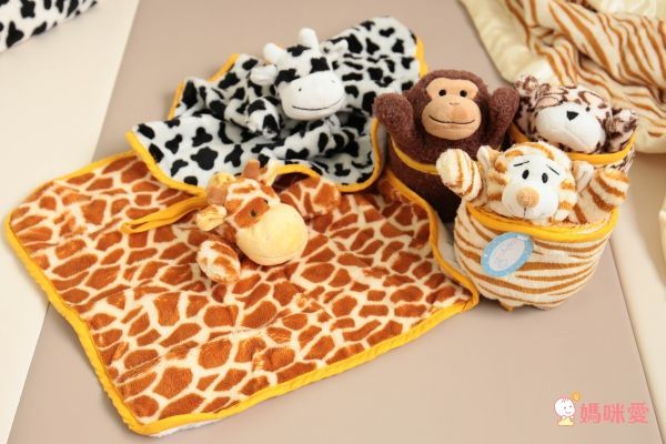 babymio 動物造型安撫巾