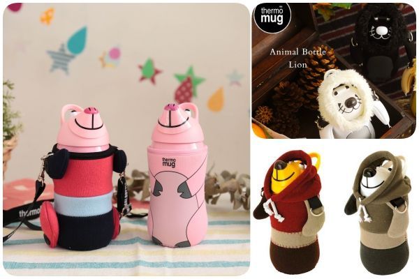 日本境內限定款✩Thermo mug 不鏽鋼水壺/替換蓋/保護套/吸管