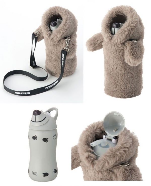 日本境內限定款✩Thermo mug 不鏽鋼水壺/替換蓋/保護套/吸管