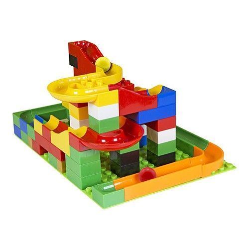 美國 MegaFun - 【售完不補】滾球軌道積木-125件組