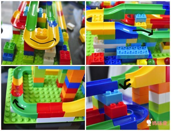 美國 MegaFun - 【售完不補】滾球軌道積木-125件組