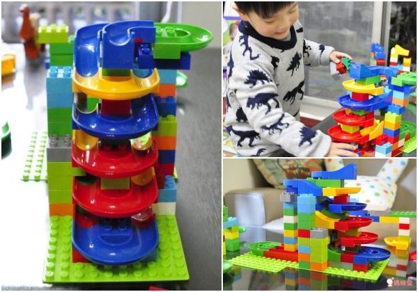 美國 MegaFun - 【售完不補】滾球軌道積木-125件組