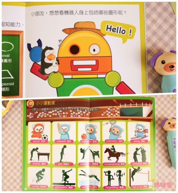 小牛津 - 【媽咪愛獨家優惠組】小牛津圖解ABC小百科點讀寶盒-加贈點讀小卡×4+送SKB12色粉蠟筆