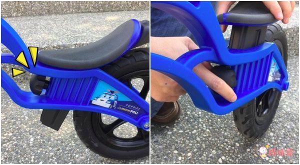 POLI 波力救援小英雄 - POLI波力救援小英雄聯名滑步車 - AIR 充氣胎 +專屬車籃+置車架-赫利綠