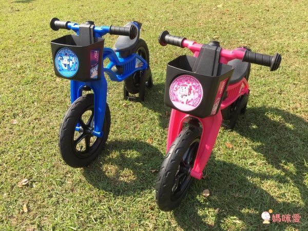 POLI 波力救援小英雄 - POLI波力救援小英雄聯名滑步車 - AIR 充氣胎 +專屬車籃+置車架-赫利綠