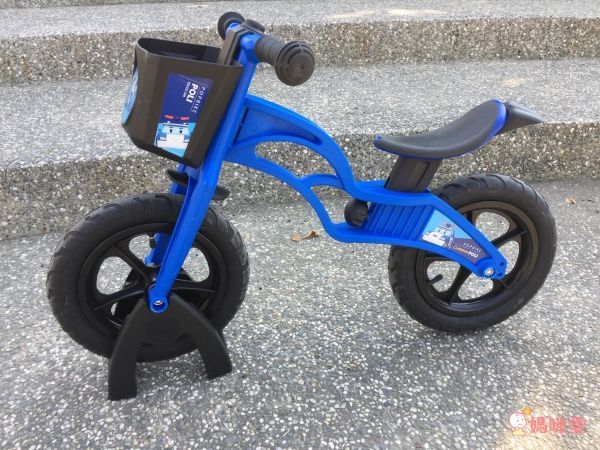 POLI 波力救援小英雄 - POLI波力救援小英雄聯名滑步車 - AIR 充氣胎 +專屬車籃+置車架-赫利綠