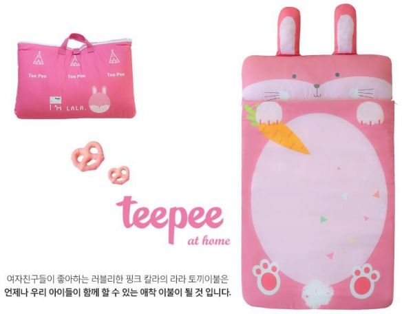 韓國 Teepee 四季用防蟎抗菌兒童睡袋