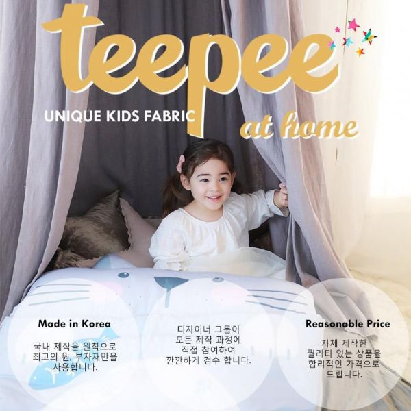 韓國 Teepee 四季用防蟎抗菌兒童睡袋