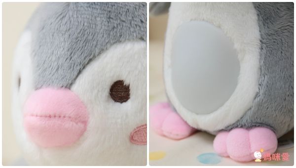 小牛津 - 安撫企鵝寶貝-絨毛企鵝+充電線+使用說明(充電式免裝電池)-粉色