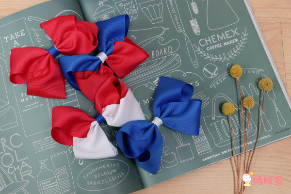 小星星 les petites étoiles 手工蝴蝶結髮飾