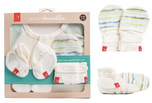 美國 GOUMIKIDS 嬰兒防抓手套 1 元熱銷中！