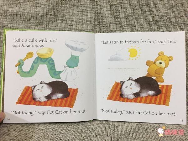 英國Usborne Fat Cat on a Mat and other tales