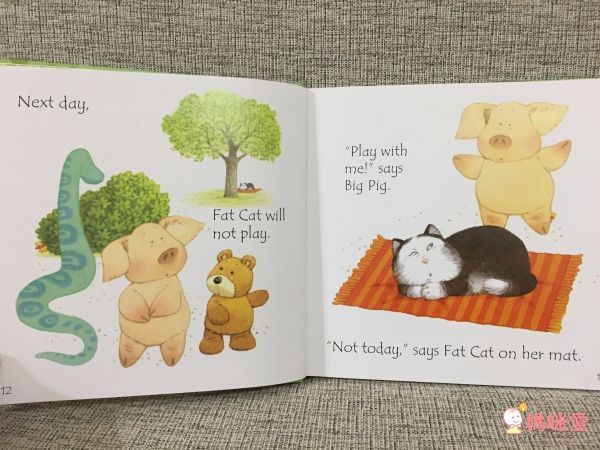 英國Usborne Fat Cat on a Mat and other tales
