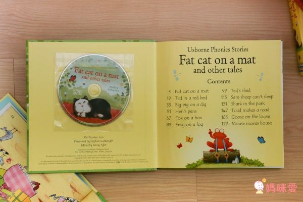 英國Usborne Fat Cat on a Mat and other tales