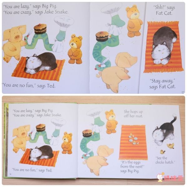 英國Usborne Fat Cat on a Mat and other tales
