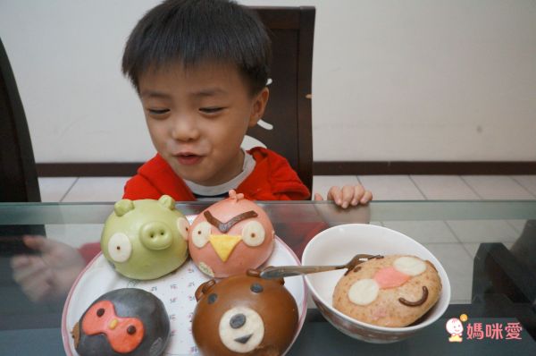 網路超人氣♔孩子最愛早餐首選【可愛造型包子】