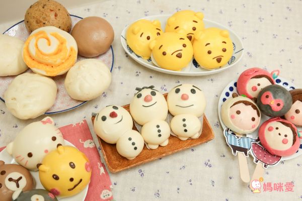 網路超人氣♔孩子最愛早餐首選【可愛造型包子】