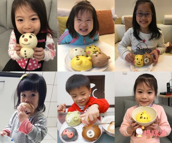 網路超人氣♔孩子最愛早餐首選【可愛造型包子】